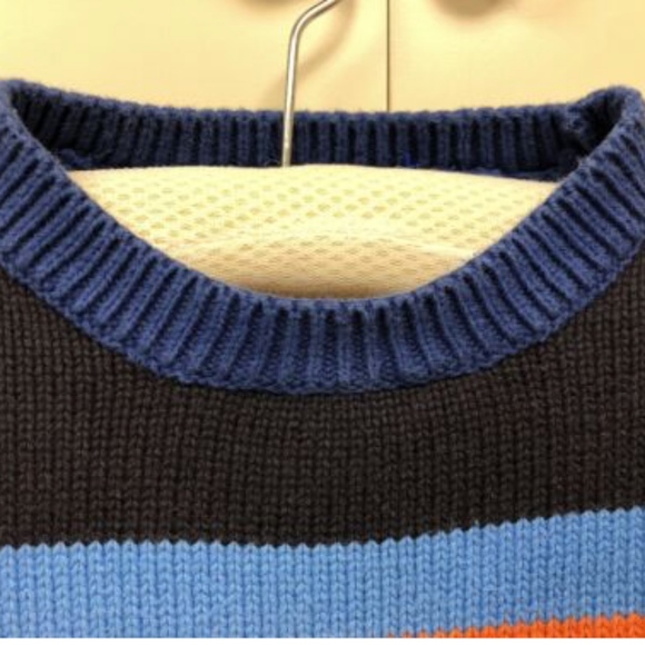 Crewcuts XS Long Sleeve Striped Cotton Sweater - Picture 3 of 8